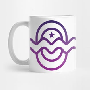 illustration of line cyrcle Mug